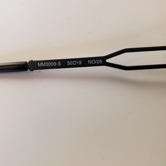 Moschino Vintage 90s Persol Small Oval Rimless Sunglasses Black Grey - Picture 15 of 16